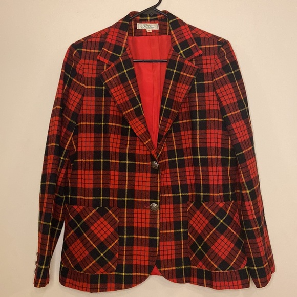 Prestige Boston Jackets & Blazers - MOVING SALE! VINTAGE Wool Plaid Womens Jacket
